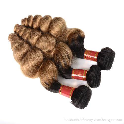 Huashuo Highest Discounts China Wholesale Vendor Cuticle Aligned Customized Label Loose Curly Raw Unprocessed Virgin Hair